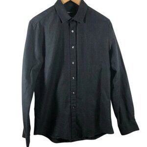 BAR III Men's Elegant Black Dress‎ Shirt, Size 15.5, 34-35